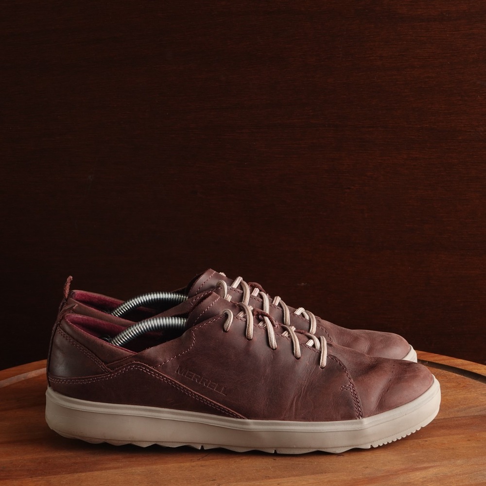 Merrell Shoes Women SZ 9.5 Huckleberry Brown Around Town Casual Outdoor Sneakers